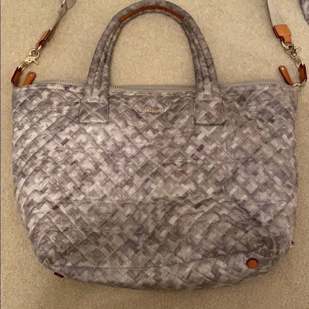 MZ Wallace Basket Weave Large Sutton Bag